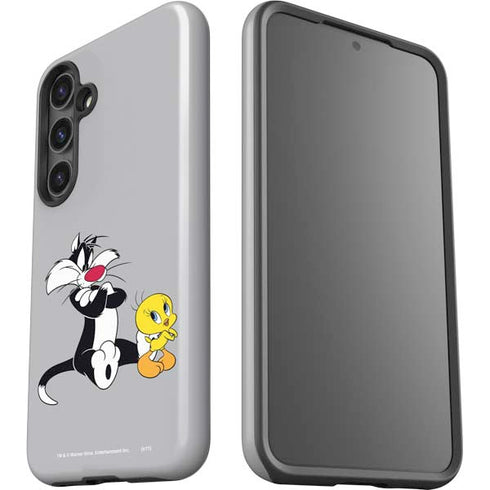 Looney Tunes Sylvester Tweety Bird Crossed Arms Galaxy S24 Plus Impact Case