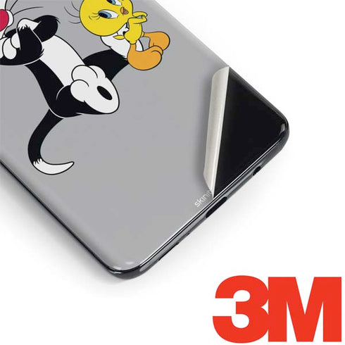 Looney Tunes Sylvester Tweety Bird Crossed Arms Galaxy S9 Plus Skin
