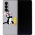 Looney Tunes Sylvester Tweety Bird Crossed Arms Galaxy Z Fold4 5G Skin