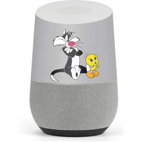 Looney Tunes Sylvester Tweety Bird Crossed Arms Google Home Skin