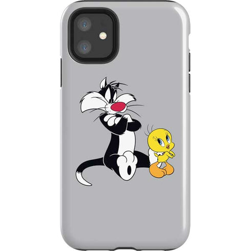 Looney Tunes Sylvester Tweety Bird Crossed Arms iPhone 11 Impact Case
