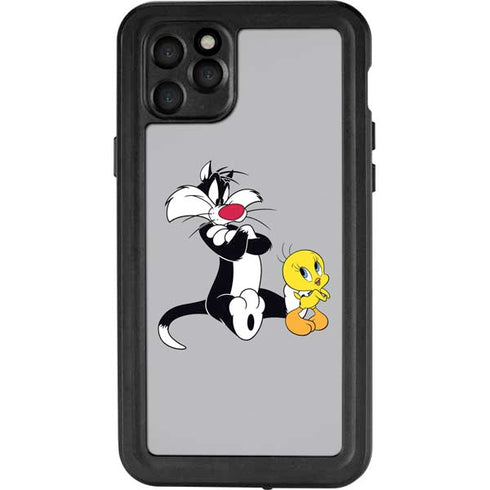 Looney Tunes Sylvester Tweety Bird Crossed Arms iPhone 11 Pro Max Waterproof Case