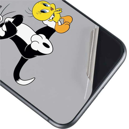 Looney Tunes Sylvester Tweety Bird Crossed Arms iPhone 11 Skin