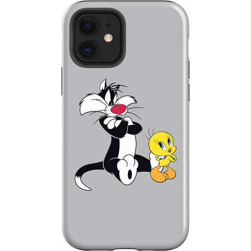 Looney Tunes Sylvester Tweety Bird Crossed Arms iPhone 12 Impact Case