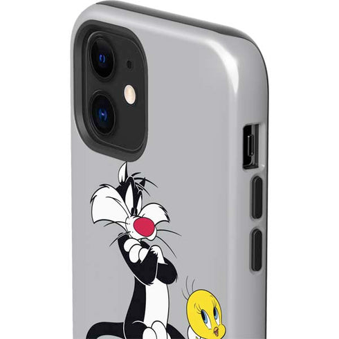 Looney Tunes Sylvester Tweety Bird Crossed Arms iPhone 12 Impact Case