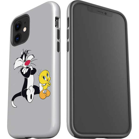Looney Tunes Sylvester Tweety Bird Crossed Arms iPhone 12 Impact Case