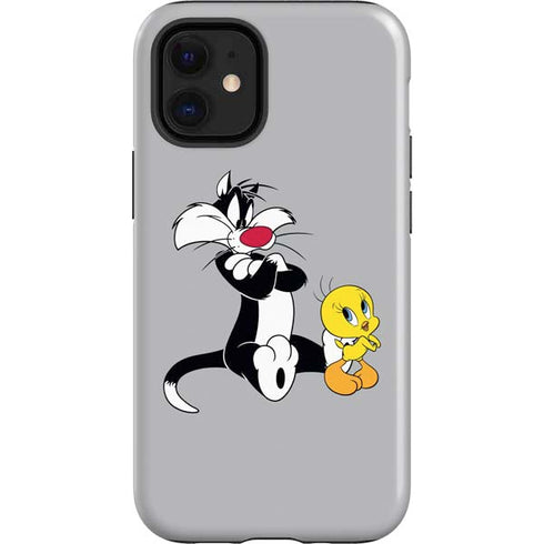Looney Tunes Sylvester Tweety Bird Crossed Arms iPhone 12 Mini Impact Case