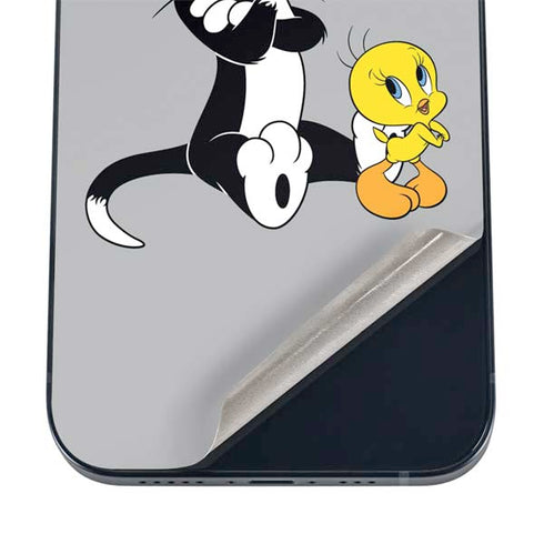 Looney Tunes Sylvester Tweety Bird Crossed Arms iPhone 12 Skin