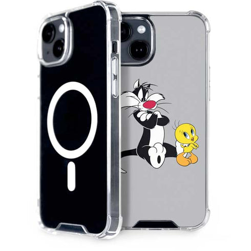 Looney Tunes Sylvester Tweety Bird Crossed Arms iPhone 13 MagSafe Case
