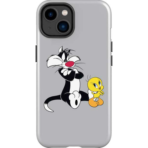 Looney Tunes Sylvester Tweety Bird Crossed Arms iPhone 14 Plus Impact Case