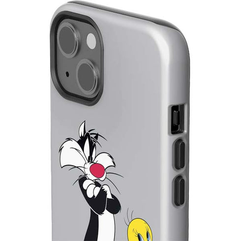 Looney Tunes Sylvester Tweety Bird Crossed Arms iPhone 14 Impact Case