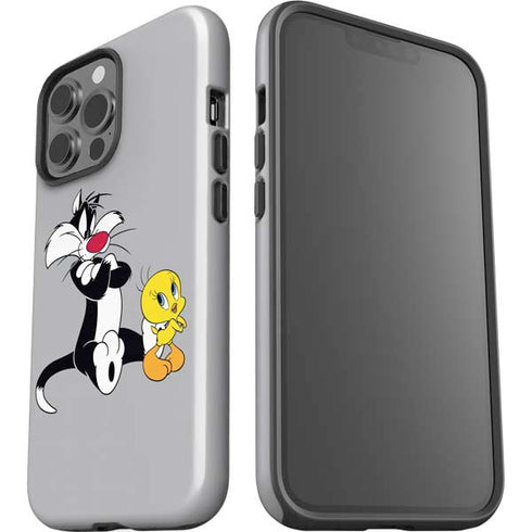 Looney Tunes Sylvester Tweety Bird Crossed Arms iPhone 15 Pro Max Impact Case
