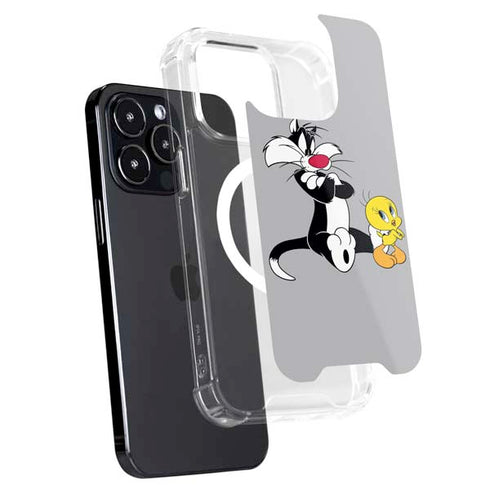 Looney Tunes Sylvester Tweety Bird Crossed Arms iPhone 15 Pro Max MagSafe Case