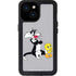Looney Tunes Sylvester Tweety Bird Crossed Arms iPhone 15 Waterproof Case