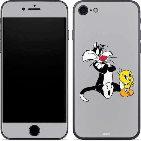 Looney Tunes Sylvester Tweety Bird Crossed Arms iPhone SE (2nd & 3rd Gen) Skin