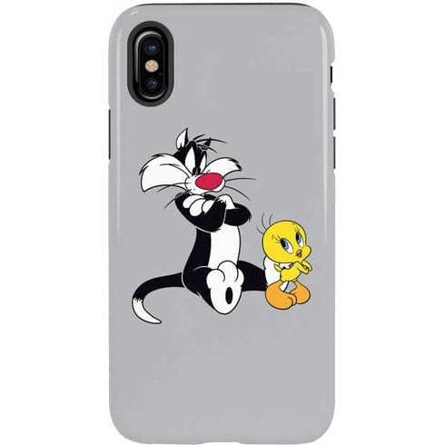 Looney Tunes Sylvester Tweety Bird Crossed Arms iPhone X Pro Case
