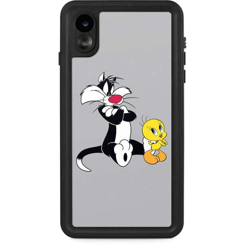 Looney Tunes Sylvester Tweety Bird Crossed Arms iPhone XR Waterproof Case