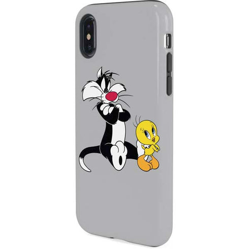 Looney Tunes Sylvester Tweety Bird Crossed Arms iPhone XS Pro Case
