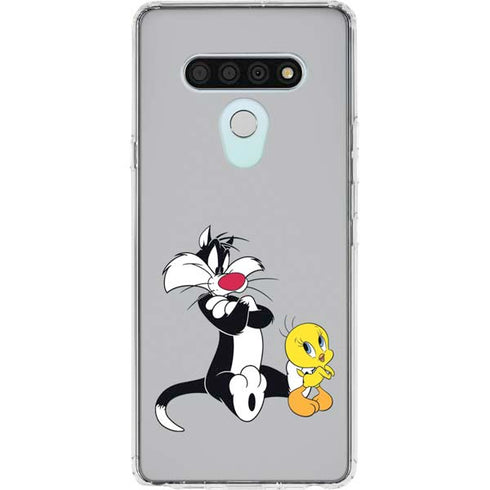 Looney Tunes Sylvester Tweety Bird Crossed Arms LG Stylo 6 Clear Case