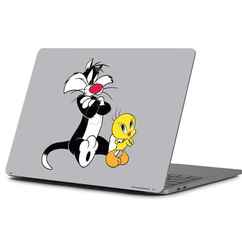 Looney Tunes Sylvester Tweety Bird Crossed Arms Apple MacBook Pro 13-inch Skin