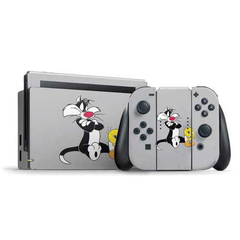 Looney Tunes Sylvester Tweety Bird Crossed Arms Nintendo Switch Bundle Skin