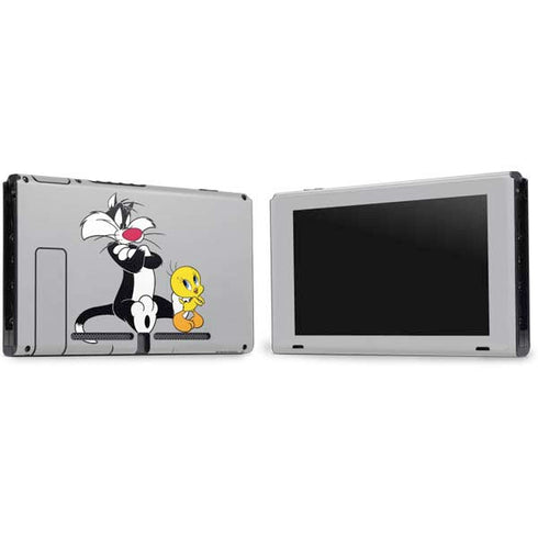 Looney Tunes Sylvester Tweety Bird Crossed Arms Nintendo Switch Bundle Skin