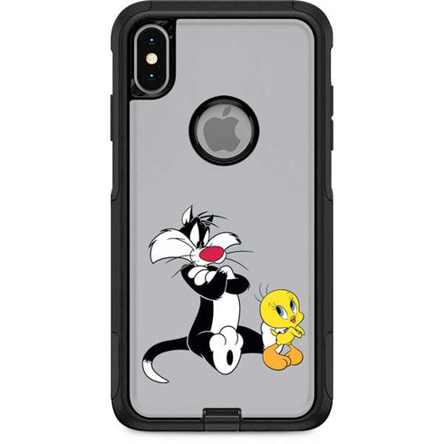 Looney Tunes Sylvester Tweety Bird Crossed Arms Otterbox Commuter iPhone Skin