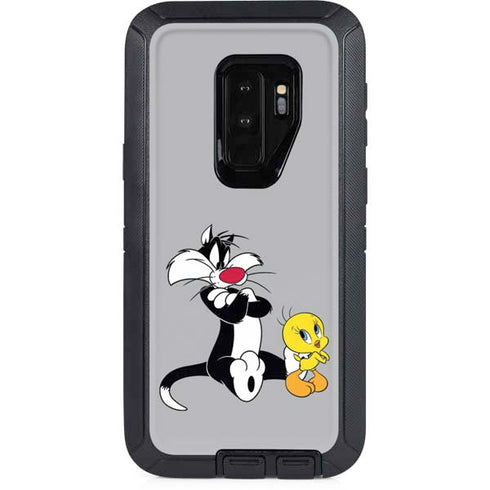 Looney Tunes Sylvester Tweety Bird Crossed Arms Otterbox Defender Galaxy Skin