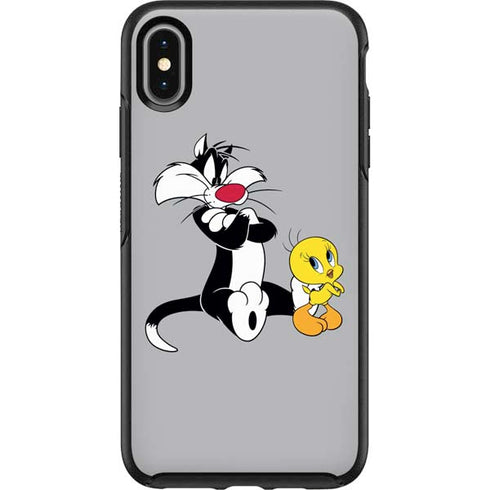 Looney Tunes Sylvester Tweety Bird Crossed Arms Otterbox Symmetry iPhone Skin