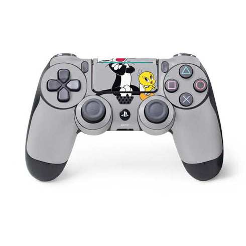 Looney Tunes Sylvester Tweety Bird Crossed Arms PS4 Pro/Slim Controller Skin