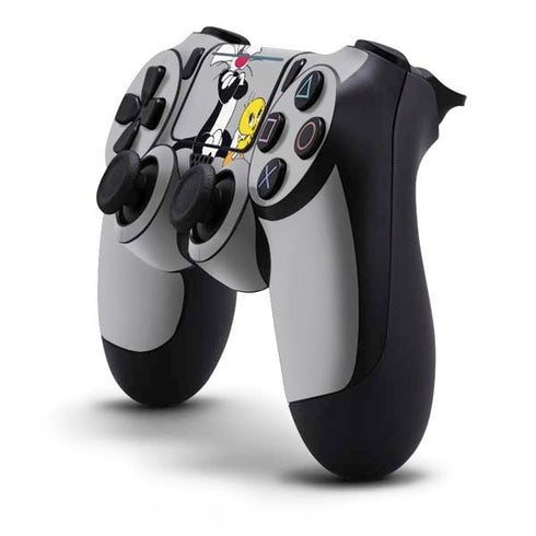 Looney Tunes Sylvester Tweety Bird Crossed Arms PS4 Pro/Slim Controller Skin