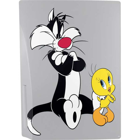 Looney Tunes Sylvester Tweety Bird Crossed Arms PS5 Bundle Skin