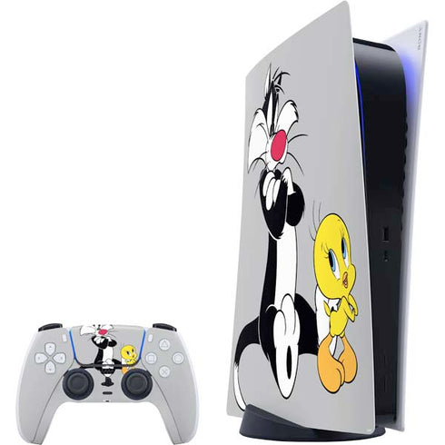 Looney Tunes Sylvester Tweety Bird Crossed Arms PS5 Digital Edition Bundle Skin