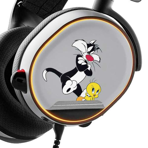 Looney Tunes Sylvester Tweety Bird Crossed Arms SteelSeries Arctis 5 Skin