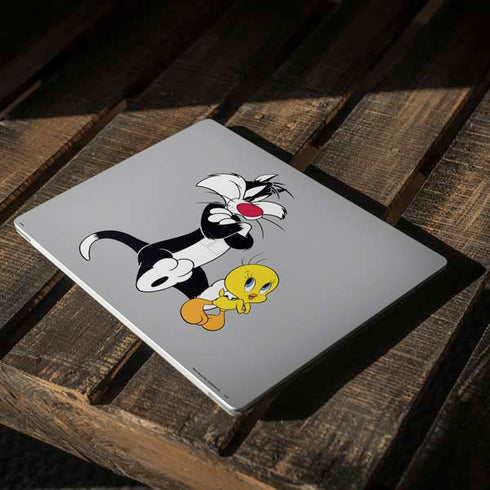 Looney Tunes Sylvester Tweety Bird Crossed Arms Surface Laptop 2 Skin
