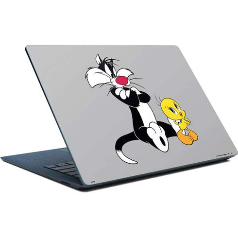 Looney Tunes Sylvester Tweety Bird Crossed Arms Surface Laptop Skin