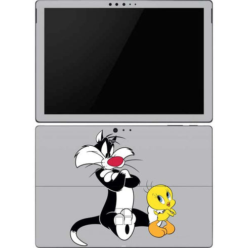 Looney Tunes Sylvester Tweety Bird Crossed Arms Surface Pro 6 Skin