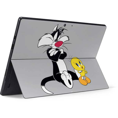 Looney Tunes Sylvester Tweety Bird Crossed Arms Surface Pro 7 Skin