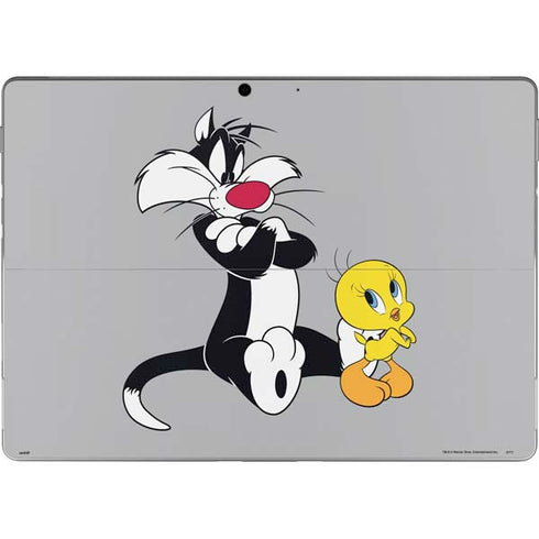 Looney Tunes Sylvester Tweety Bird Crossed Arms Surface Pro 8 Skin
