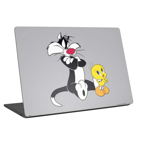 Looney Tunes Sylvester Tweety Bird Crossed Arms Universal Laptop 16.6in (13.4 x 9.7in) Skin