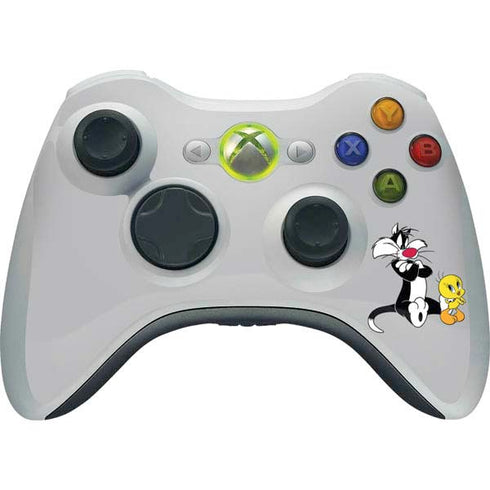 Looney Tunes Sylvester Tweety Bird Crossed Arms Xbox 360 Wireless Controller Skin