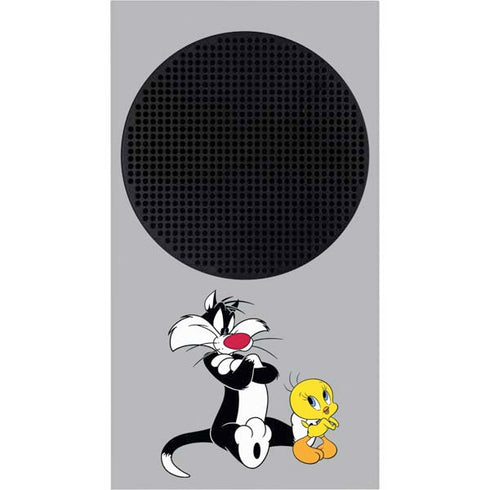 Looney Tunes Sylvester Tweety Bird Crossed Arms Xbox Series S Console Skin