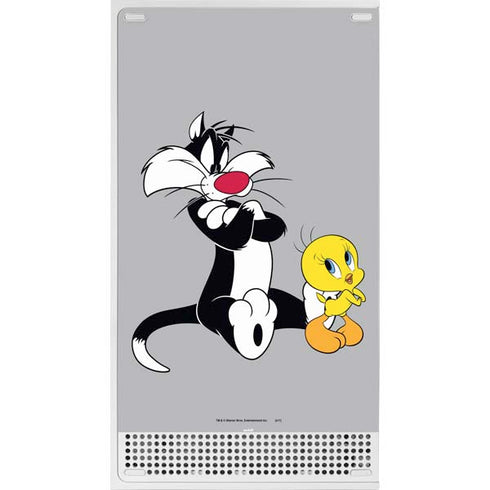 Looney Tunes Sylvester Tweety Bird Crossed Arms Xbox Series S Console Skin