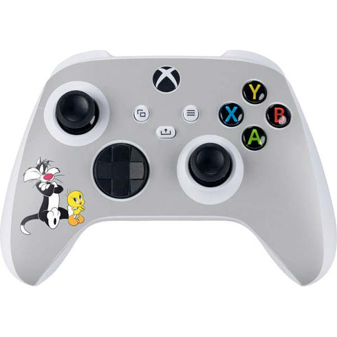 Looney Tunes Sylvester Tweety Bird Crossed Arms Xbox Series S Controller Skin