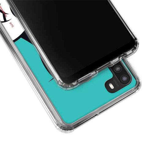 Looney Tunes Sylvester Zoomed In Galaxy A21 Clear Case