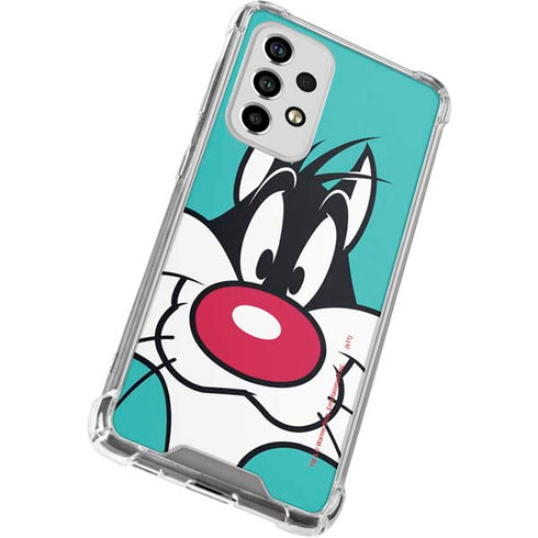Looney Tunes Sylvester Zoomed In Galaxy A53 5G Clear Case