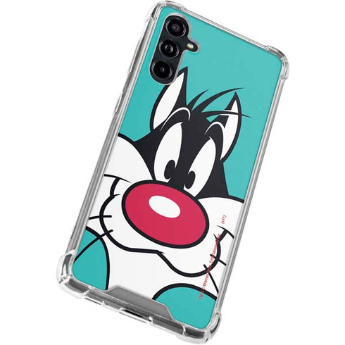 Looney Tunes Sylvester Zoomed In Galaxy A54 5G Clear Case