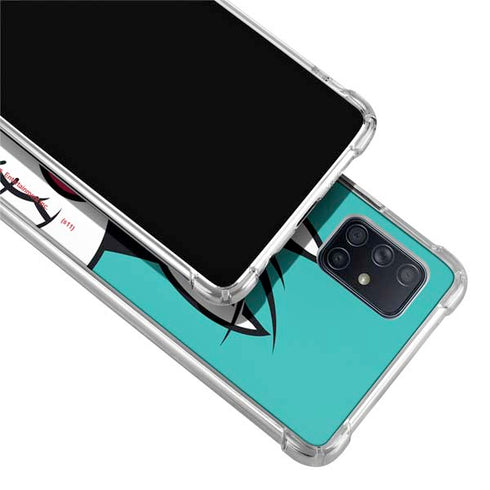 Looney Tunes Sylvester Zoomed In Galaxy A71 5G Clear Case