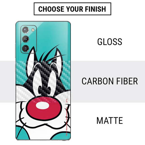 Looney Tunes Sylvester Zoomed In Galaxy Note20 5G Skin