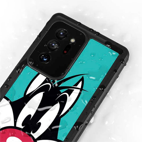 Looney Tunes Sylvester Zoomed In Galaxy Note20 Ultra 5G Waterproof Case